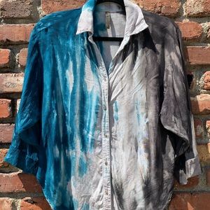 XCVI Watercolor Blouse
